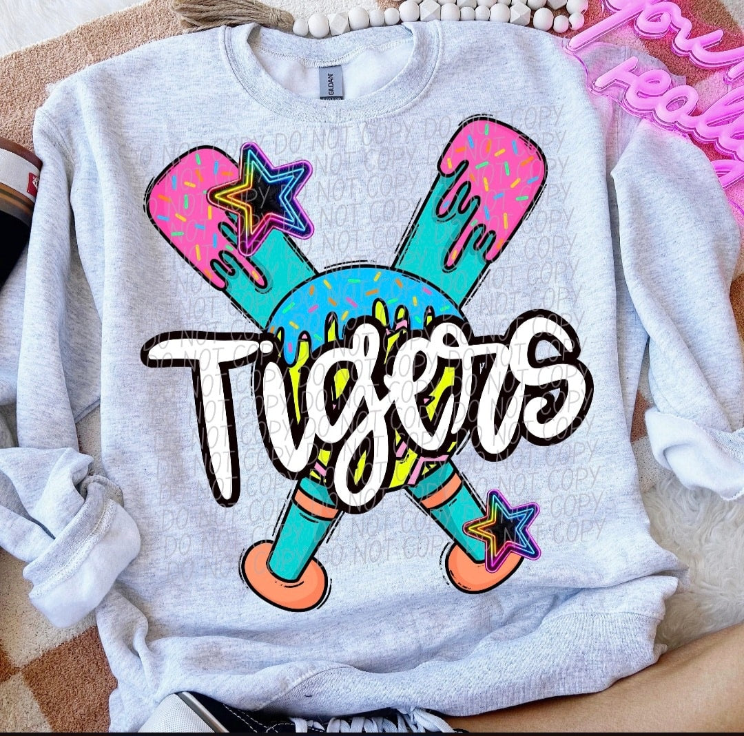 Tigers Baseball Drip