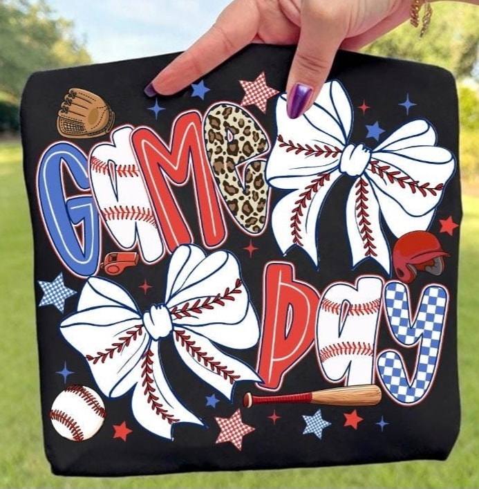 Game Day - Baseball Bows