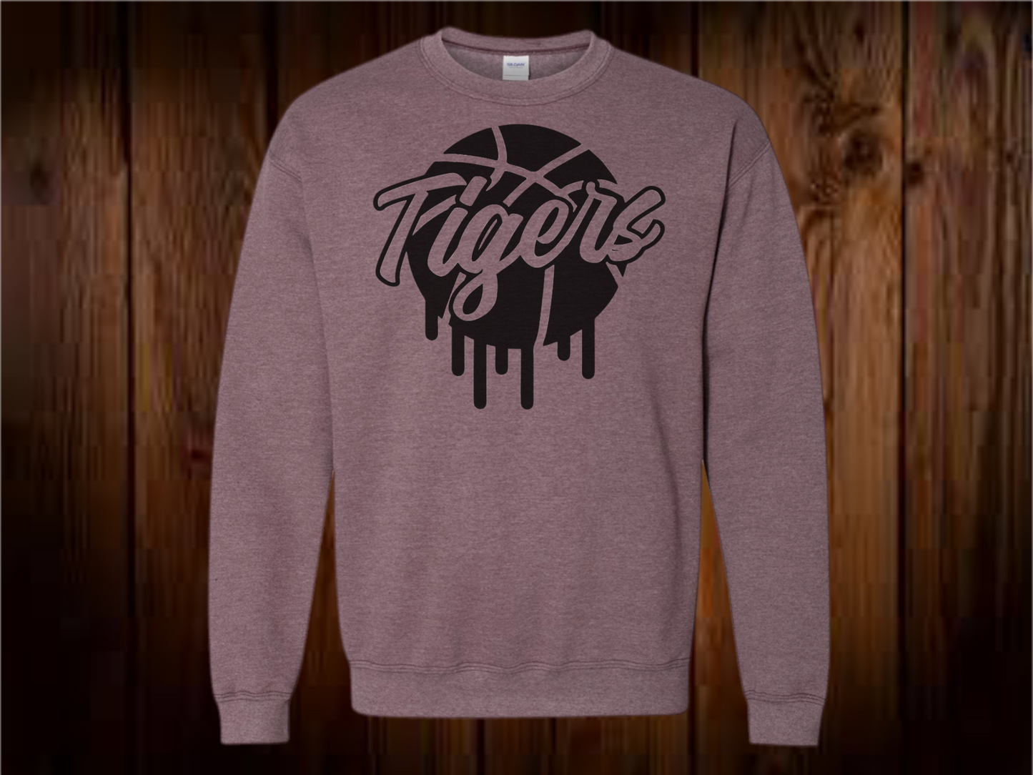 Tigers drippy basketball sweatshirt