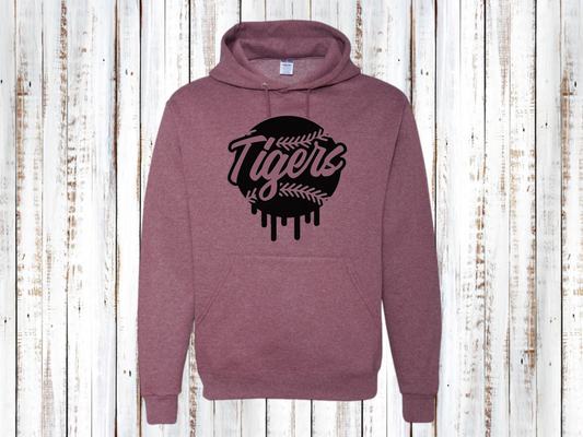 Tigers Baseball Drip Hoodie