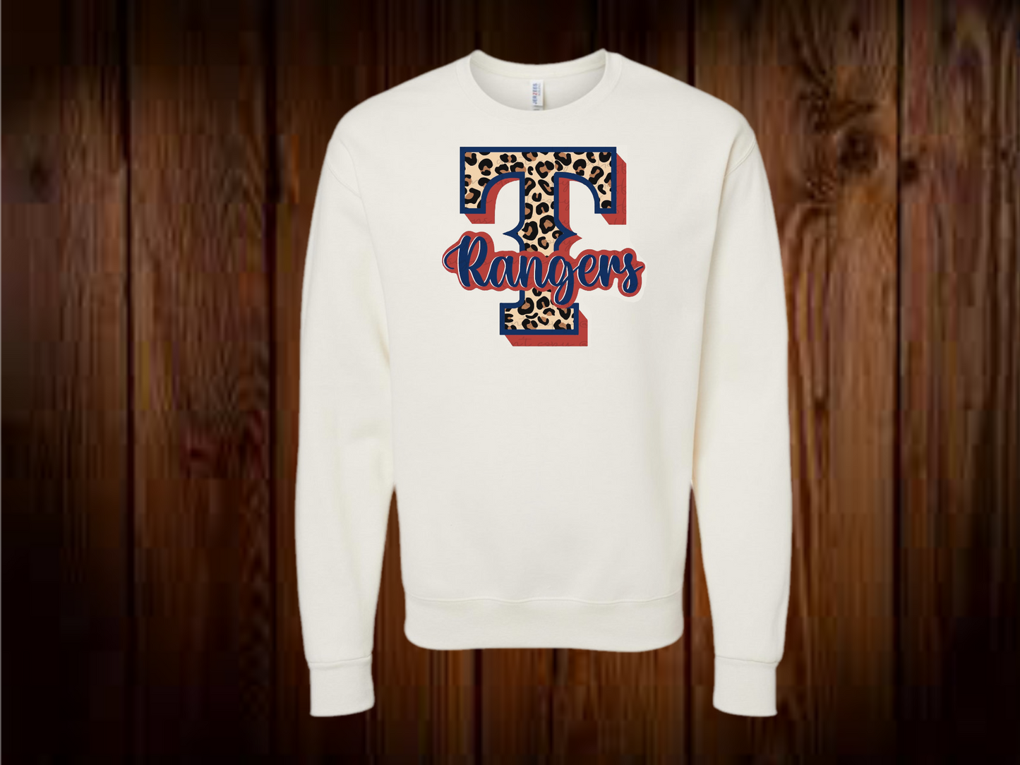 Texas Rangers - leopard T Sweatshirt