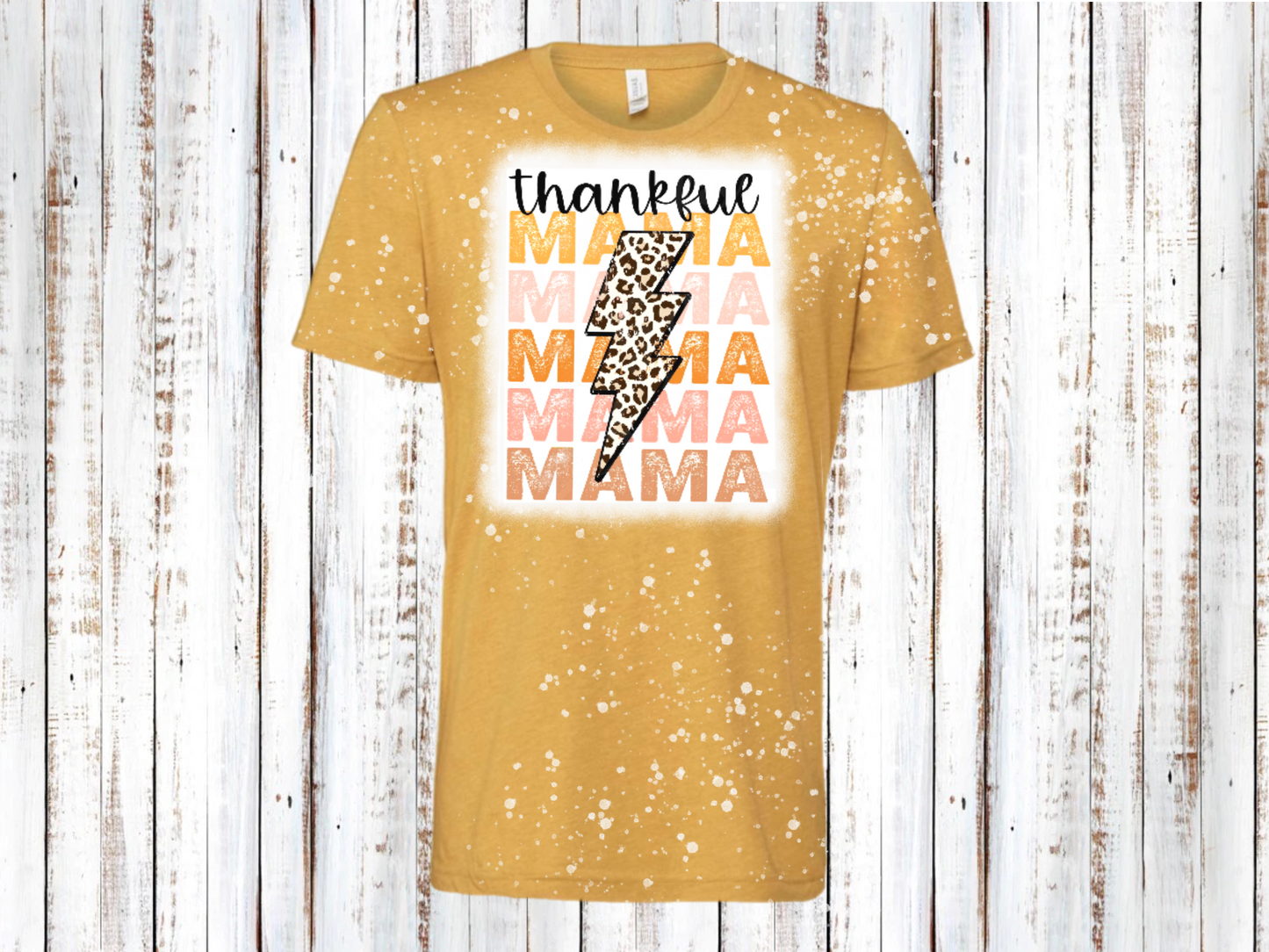 Thankful Mama with cheetah bolt