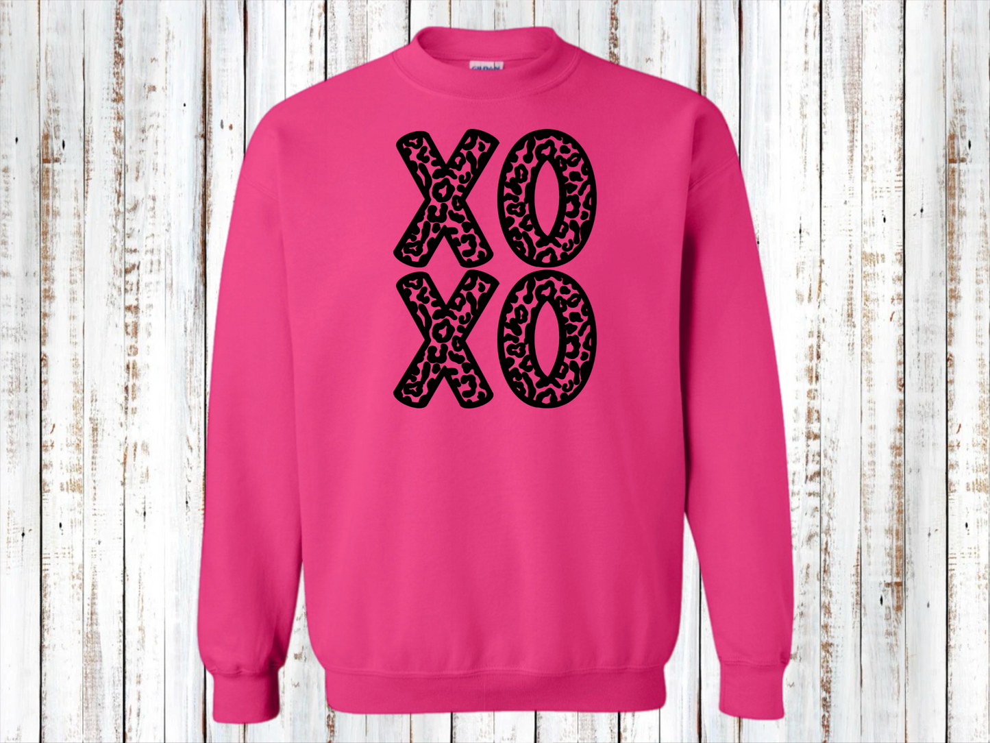 Leopard XOXO sweatshirt