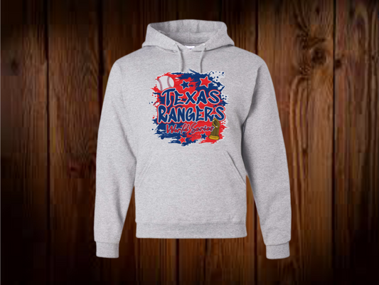 Texas Rangers - graffiti hoodie