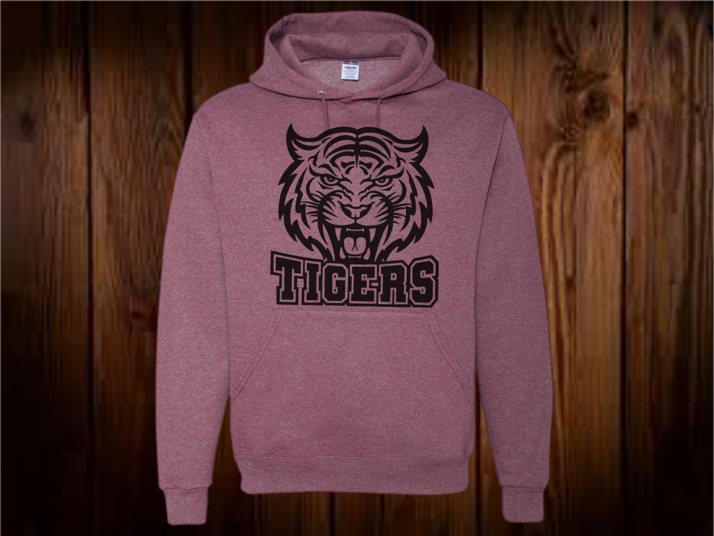 Tigers with face hoodie