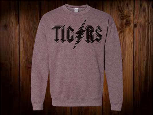 Tigers - rocker font - sweatshirt