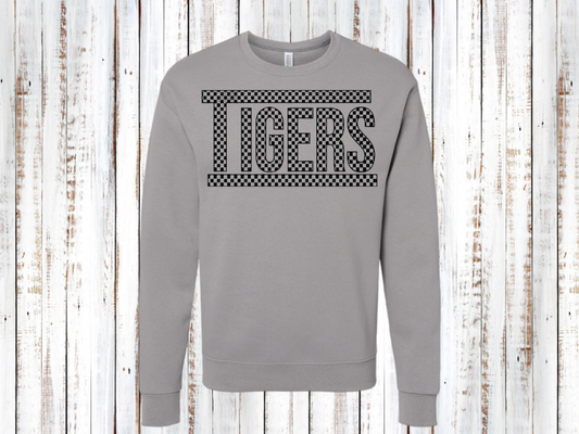 Checkered tigers sweatshirt