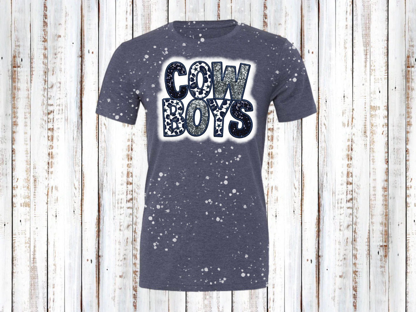 Dallas Cowboys faux embroidery tee