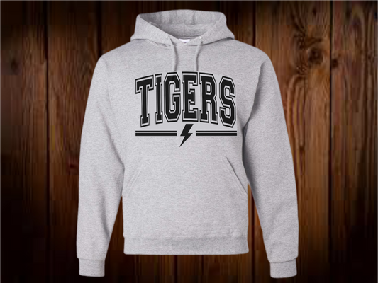 Tigers with bolt hoodie