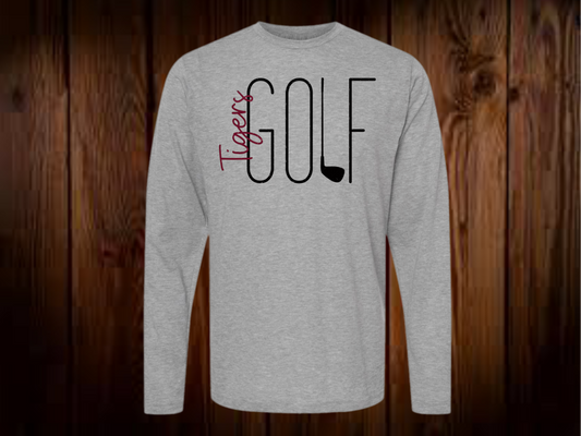 Tigers Golf Long Sleeve Tee