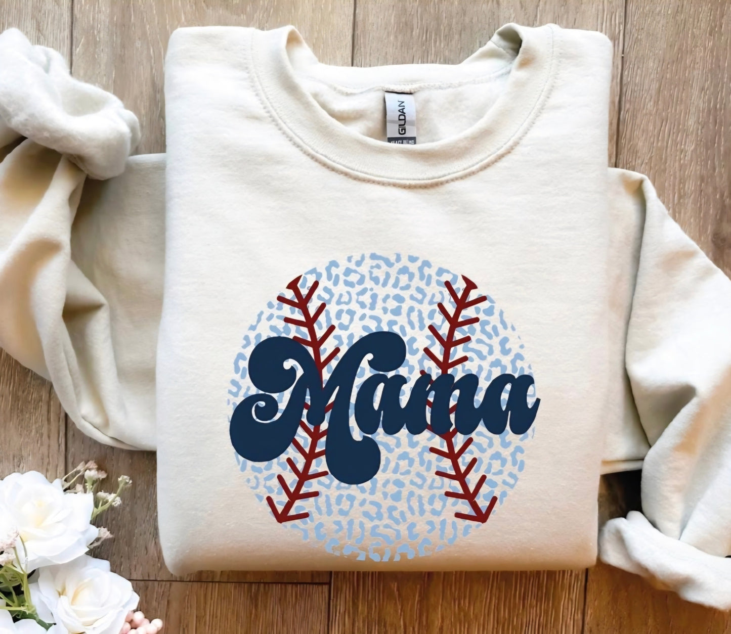 Leopard Mama Baseball
