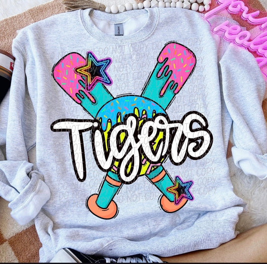 Tigers Baseball Drip