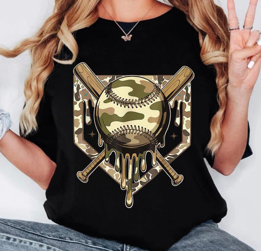 Camo Drip Baseball