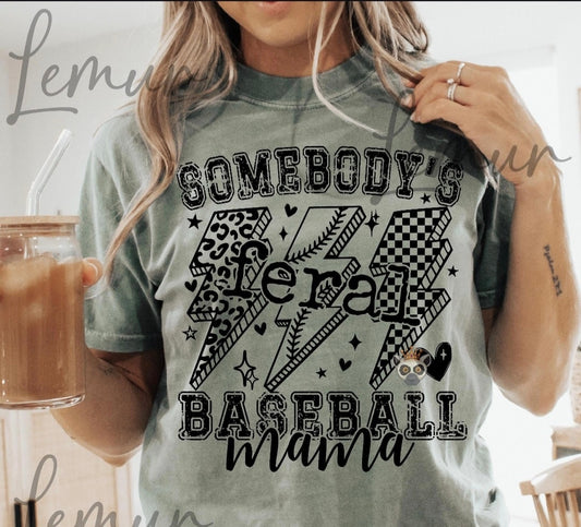 Somebody's Feral Baseball Mama - Sub