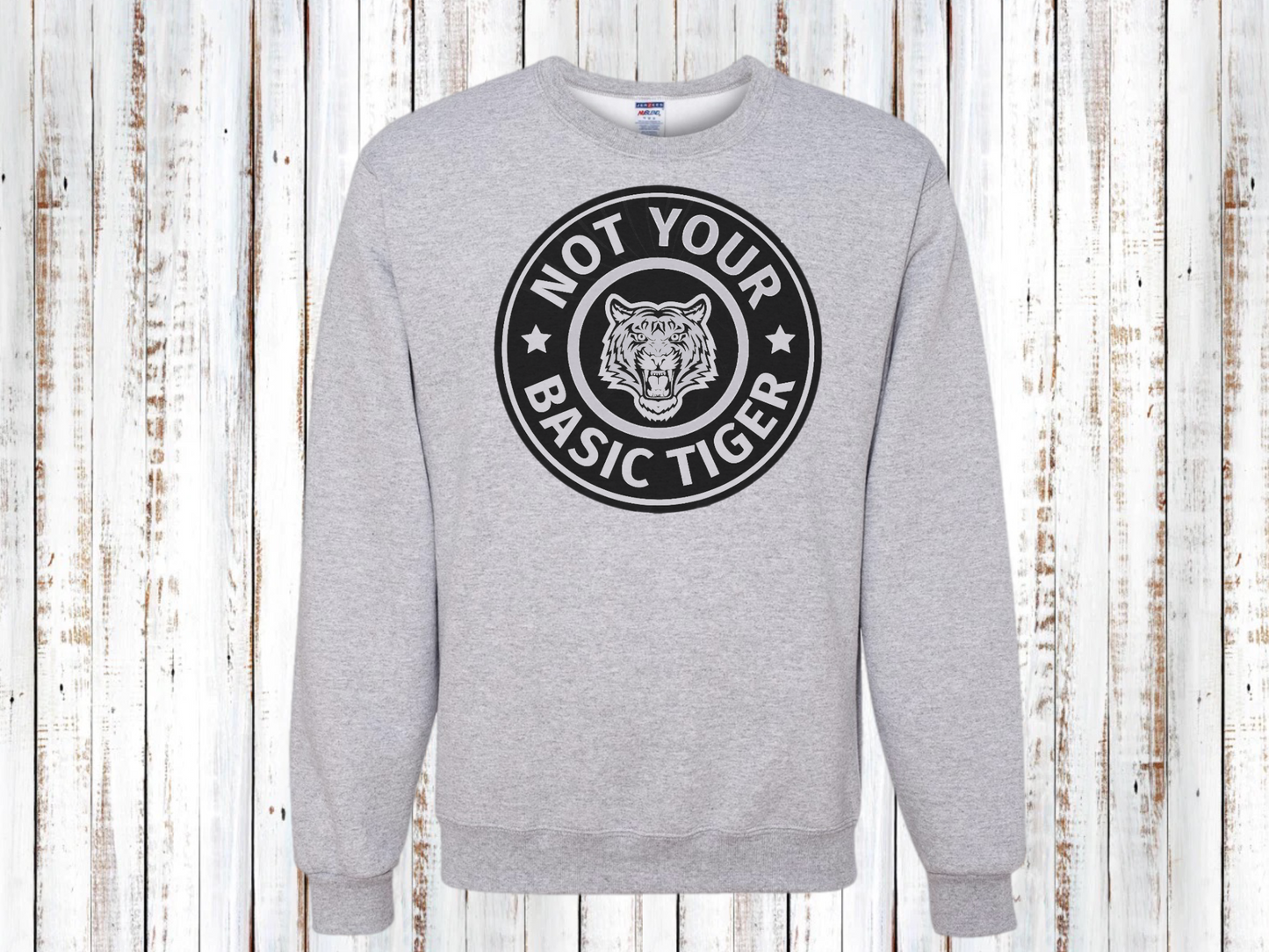 Not your basic tiger sweatshirt