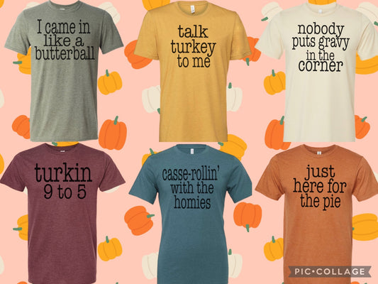 Turkey Day Tees