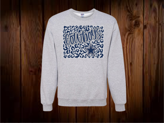 Dallas Cowboys - leopard sweatshirt