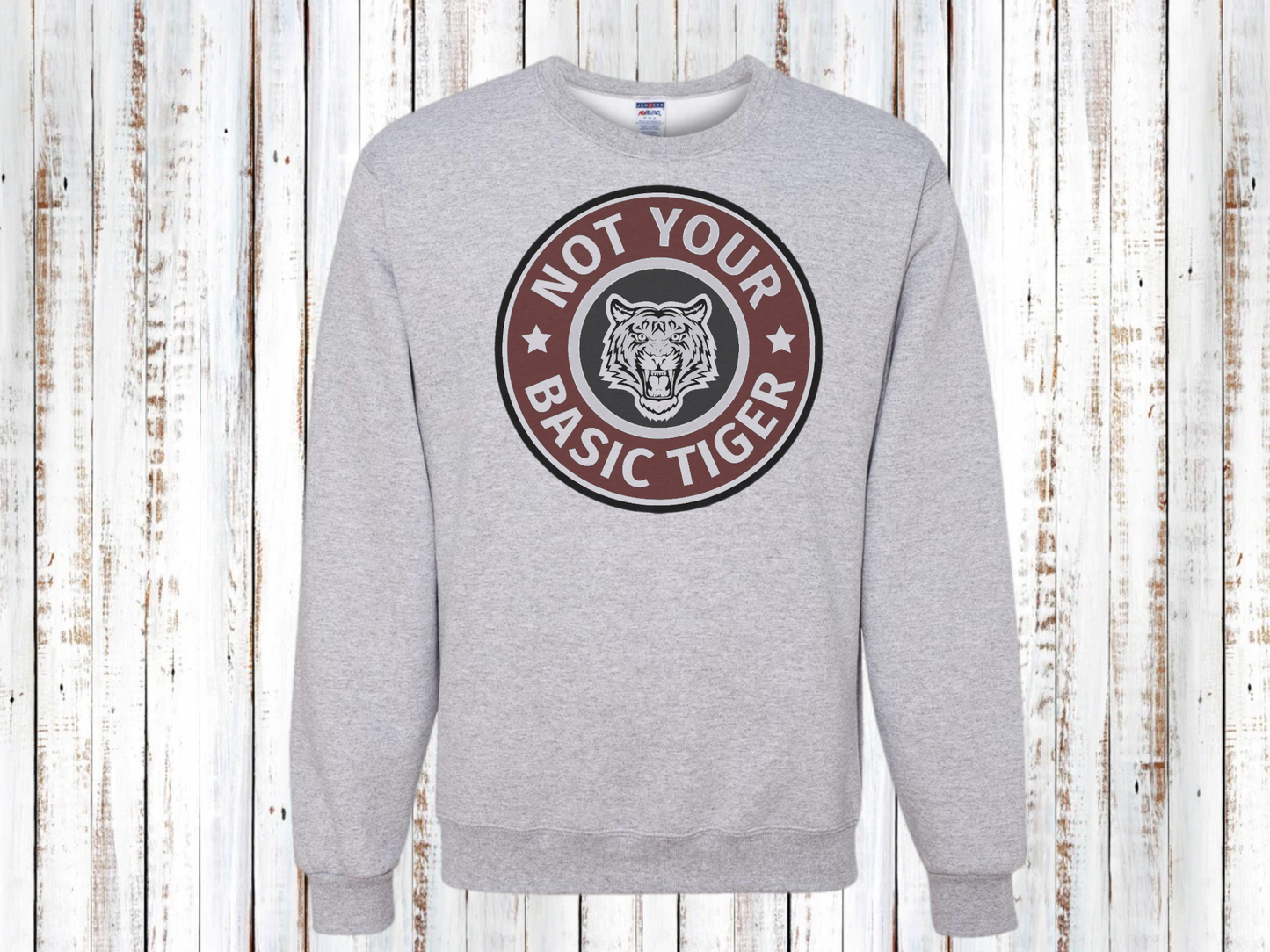 Not your basic tiger sweatshirt