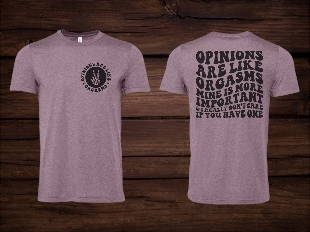 Opinions Are Like Orgasms