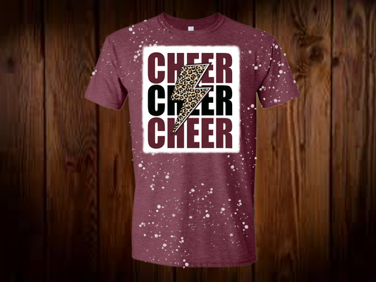 Cheer with cheetah bolt