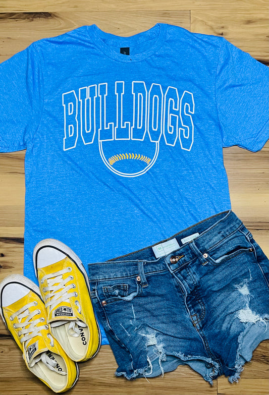 Bulldogs Baseball Puff Vinyl